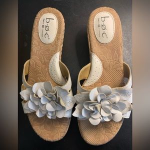 Discounted Summer white b-o-c sandals.